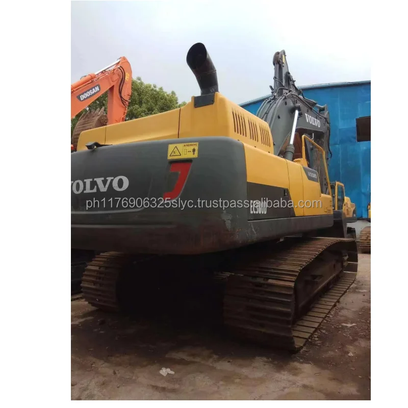 Factory a large number of original excavators used volvo EC380 DL second-hand digger for volvo380