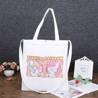 reusable shopping polyester 420 D PVC tote shopping grocery bag