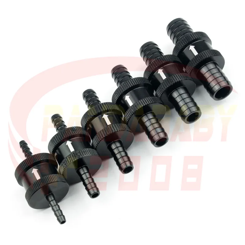 4MM 6MM 8MM 10MM 12MM 14MM Aluminium Non Return Check Valve for Fuel Petrol Diesel Oil Water