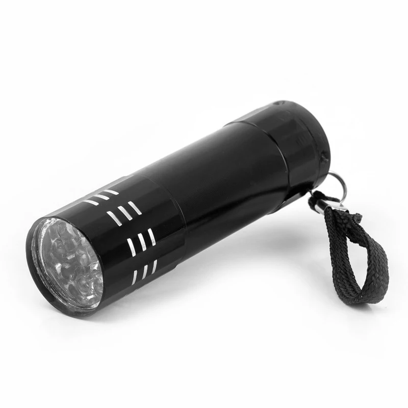 9 LEDs Cheap price LED Flashlight aluminium mini LED torch