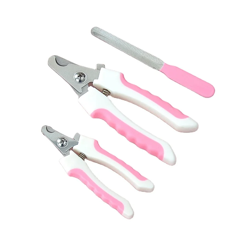 Хит продаж профессиональный триммер для домашних животных аксессуары острые безопасные кусачки кошек и собак с бесплатной пилкой ногтей