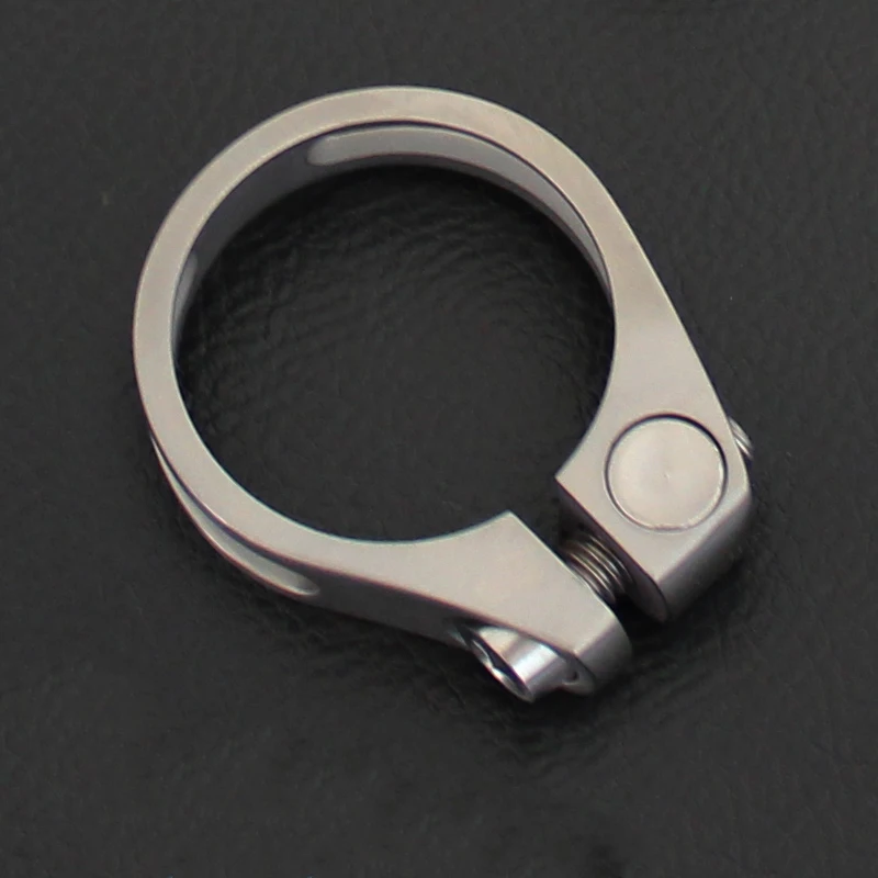 pipe clamps clips Titanium Alloy Titanium Bicycle Seat Post Clamp