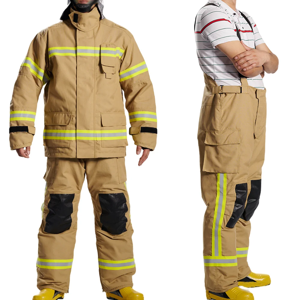 ANBEN FIRE New Design Removeable Inner layer Fire Equipments DRD Cheap price Nomex IIIA Fire Fighter Uniform fireman suit