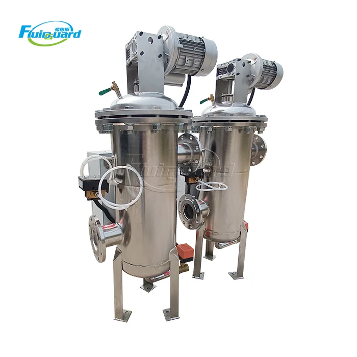 Customized automated screen filter for power plant