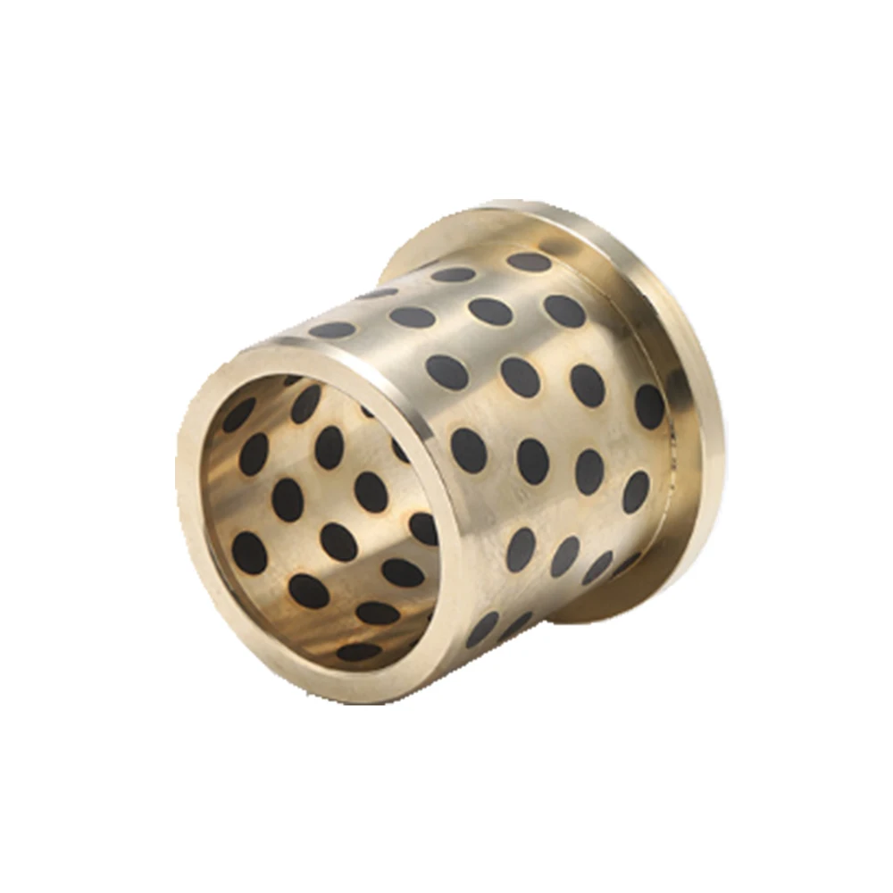 Oilless Phospor Bronze Bushing Brass Steel Graphite Solid Lubricating Graphite Bushes Bearing
