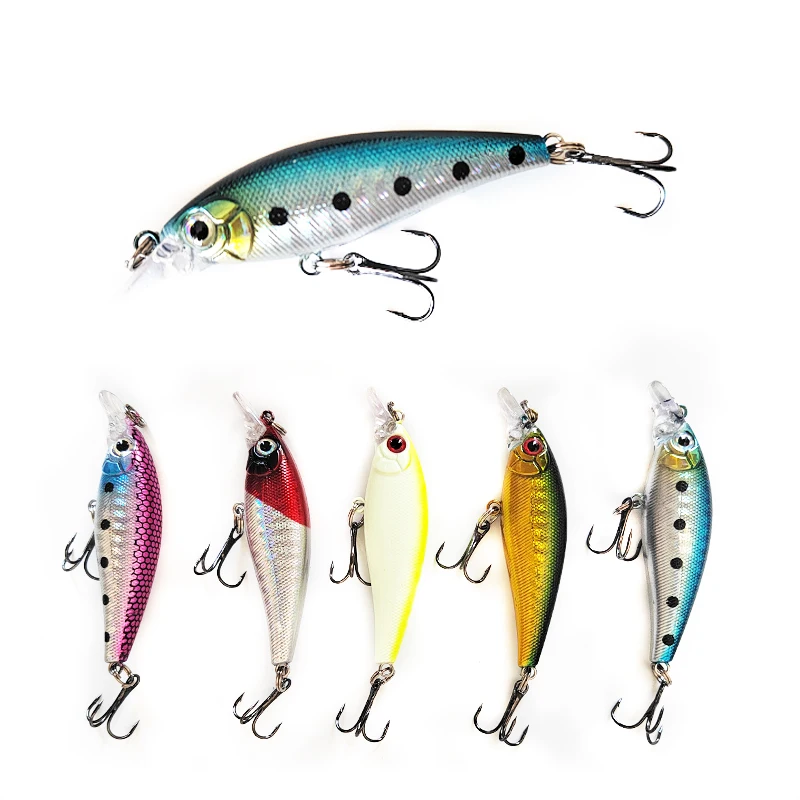 MISTER LURE New Design Hot Sale 7.5cm 6.7g Fishing Lures Artificial Hard Baits Casting Bass Minnow Lure