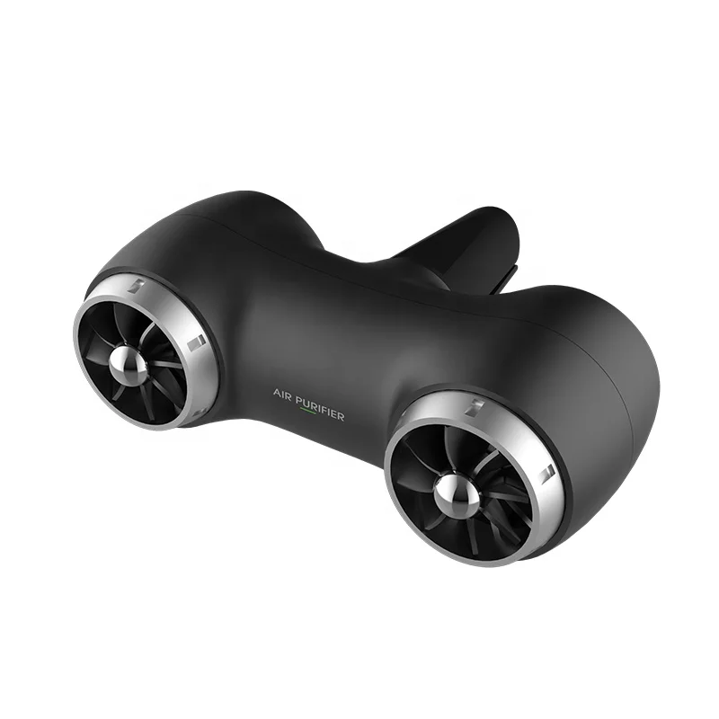 Автомобильный мини-очиститель воздуха, подключенный к кондиционеру для сохранения свежести воздуха в автомобиле