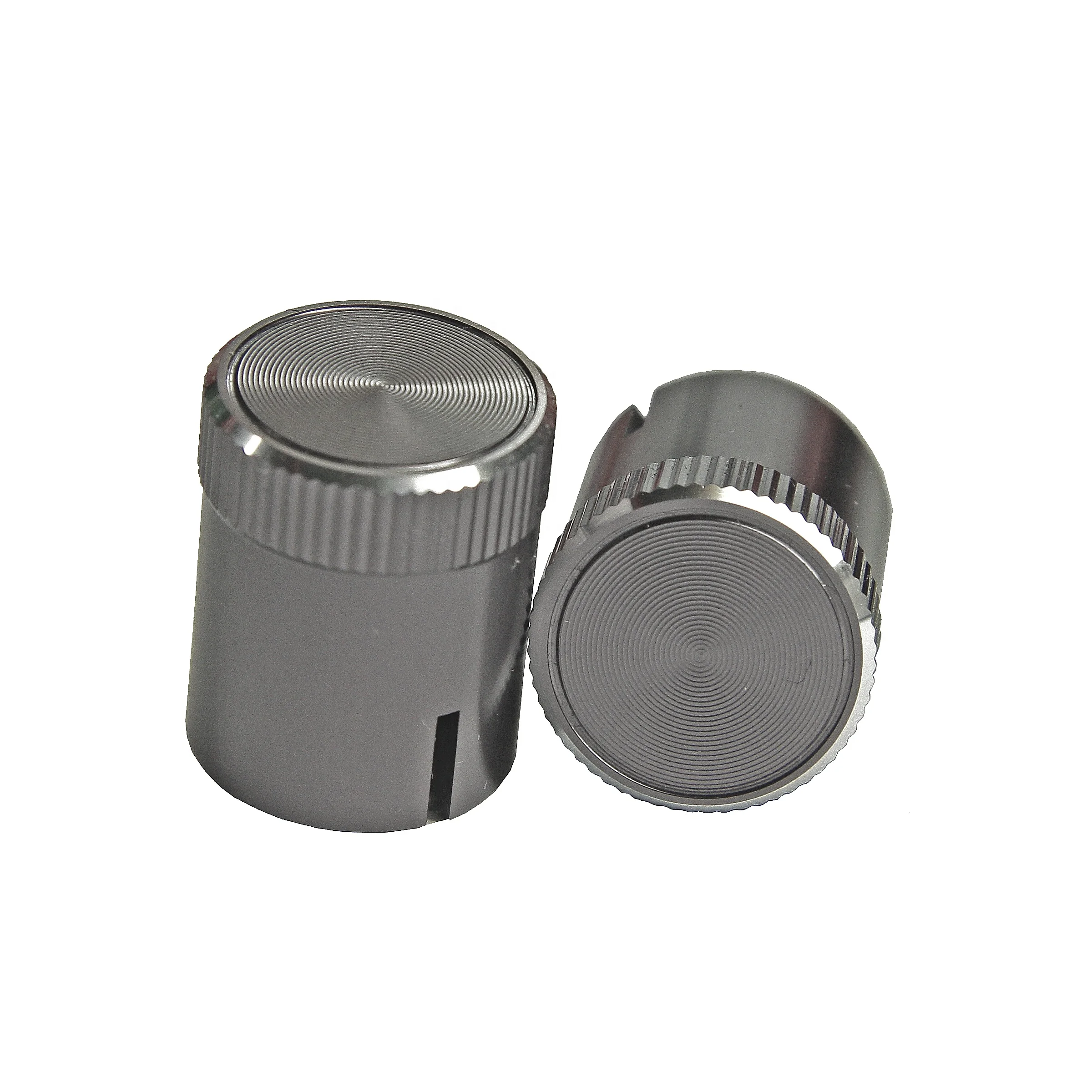 cnc customized 5082 aluminum tuning knob parts with CD texture finish