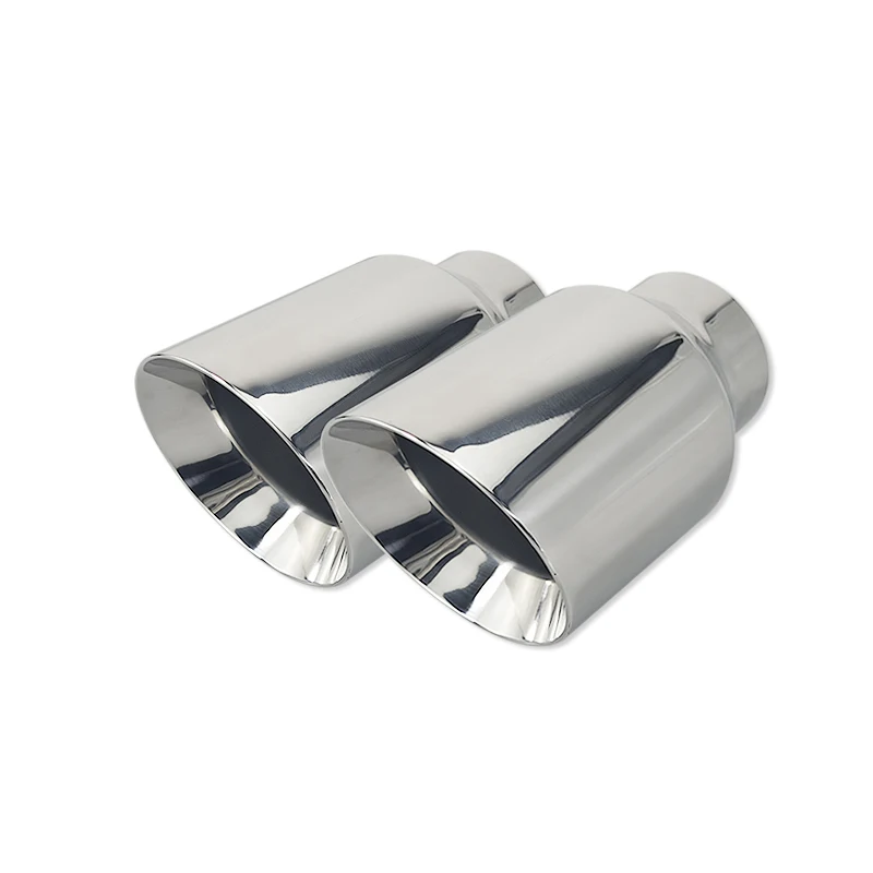 Paint Powder 4 Inch Exhaust Pipe Tip Factory Export Stainless Black Car Truck Exhaust Pipe Stainless Steel for Car Muffler 114mm