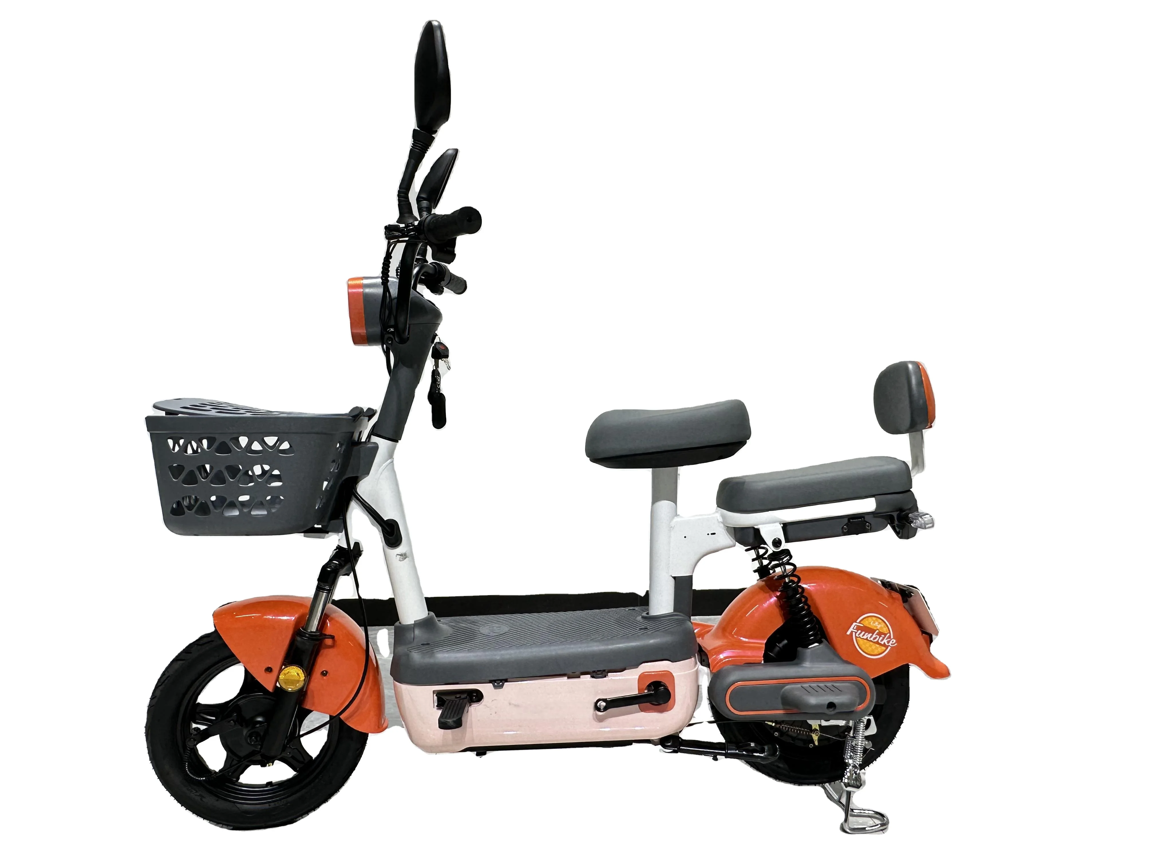 OEM direct manufacturer fast  motor 350w/500w cheap electric bicycle moto electrica 48v electric bicycle electric moped