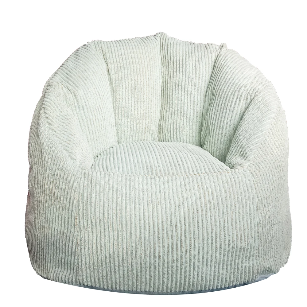 Living Room Furniture New Design Pumpkin Beanbag Chair Soft Pure And Fresh Velvet foam sofa sack