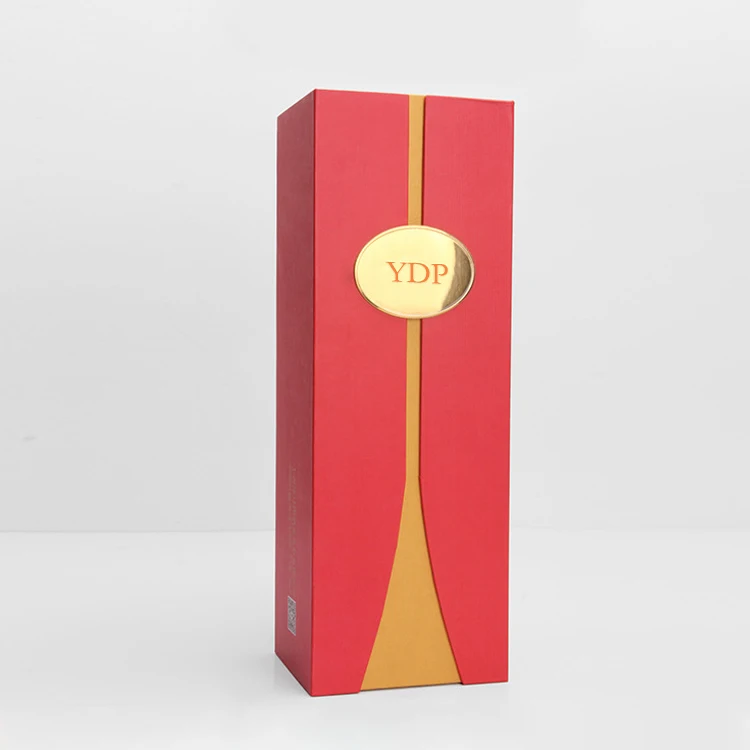 Manufacture Custom Luxury Fancy Paper Packaging Wine Gift Box High Quality Cardboard Box for Cognac