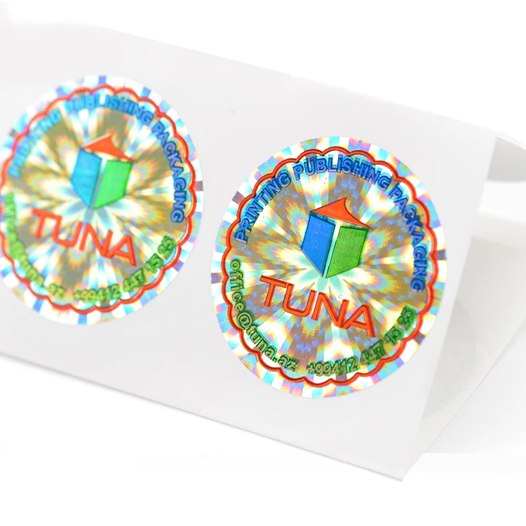 Custom all kind holographic 3d authenticity hologram sticker label printing