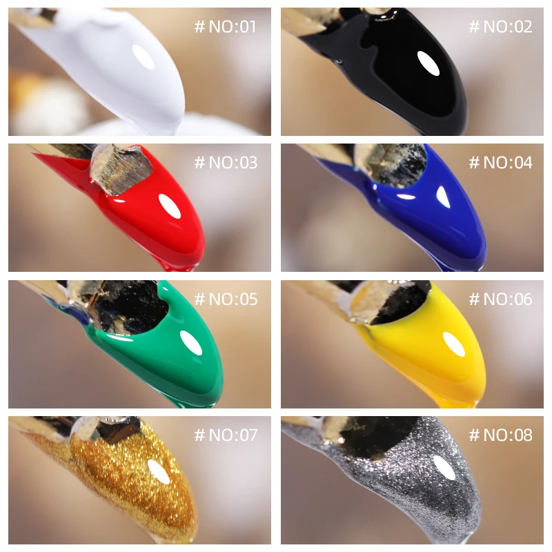oxxi Custom Design Liner Party Painting Acrylic Nail Gel Polish Organic Polly Builder Salon Manicure Collection UV Gel x Nails
