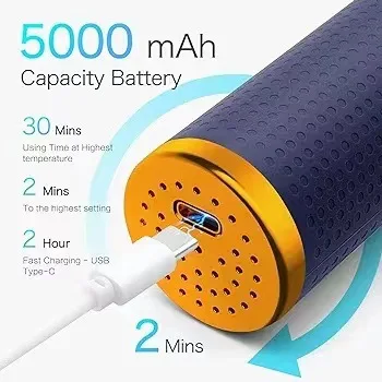 Manufacturer New Design Wireless Portable Hair Straightener Curly Salon Hair Blow Dryer Travel Rechargeable Cordless Hot Comb