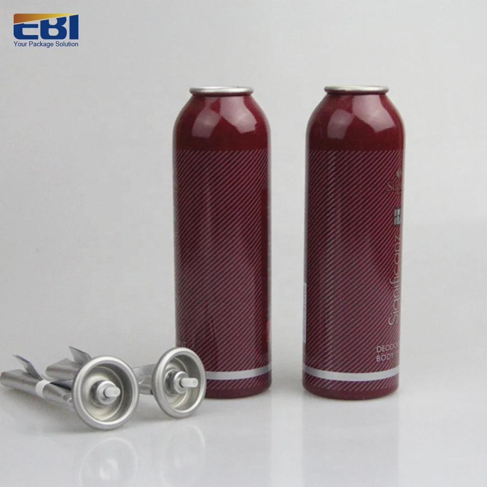
Custom empty aluminum aerosol spray can 