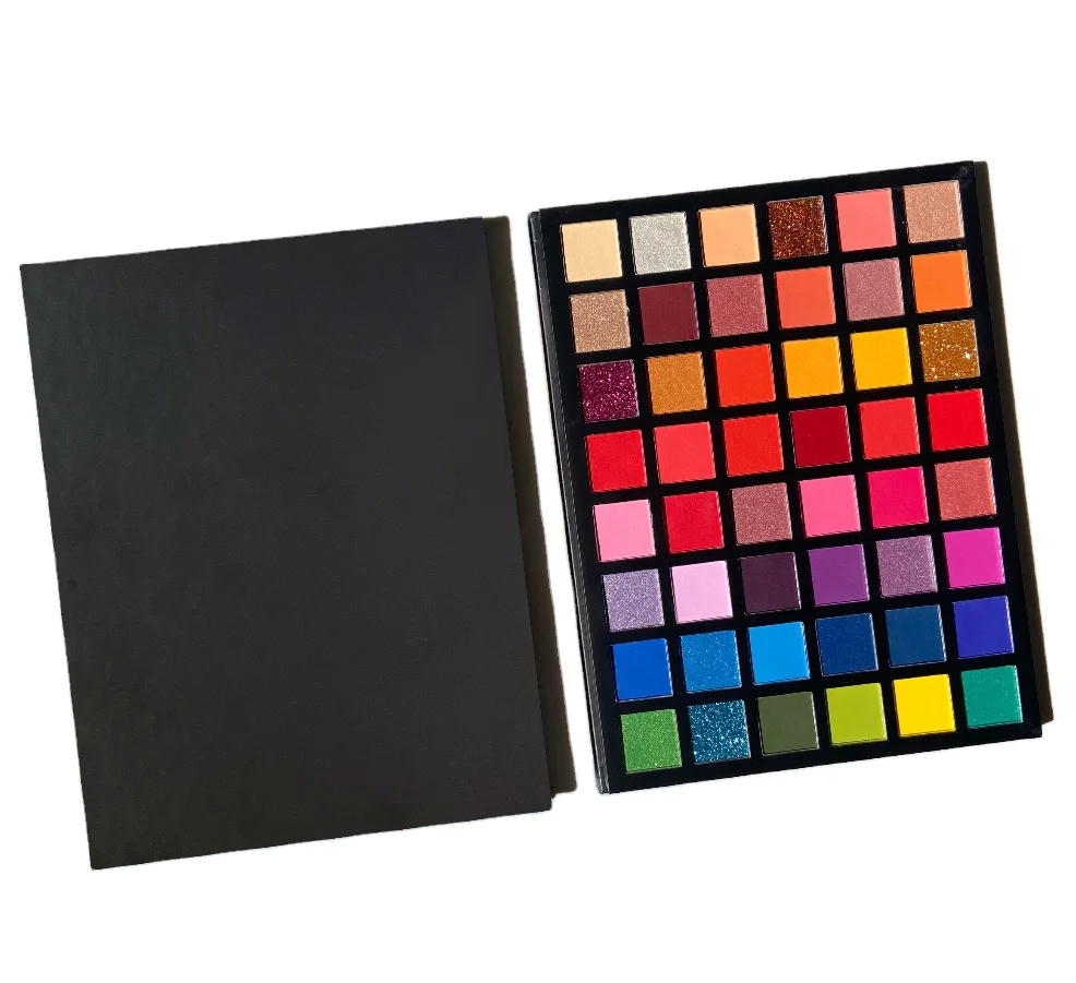 Cruelty Free High Pigment Long Lasting Matte Powder 48 colors Private label  wholesale makeup set contour eye shadow palettes