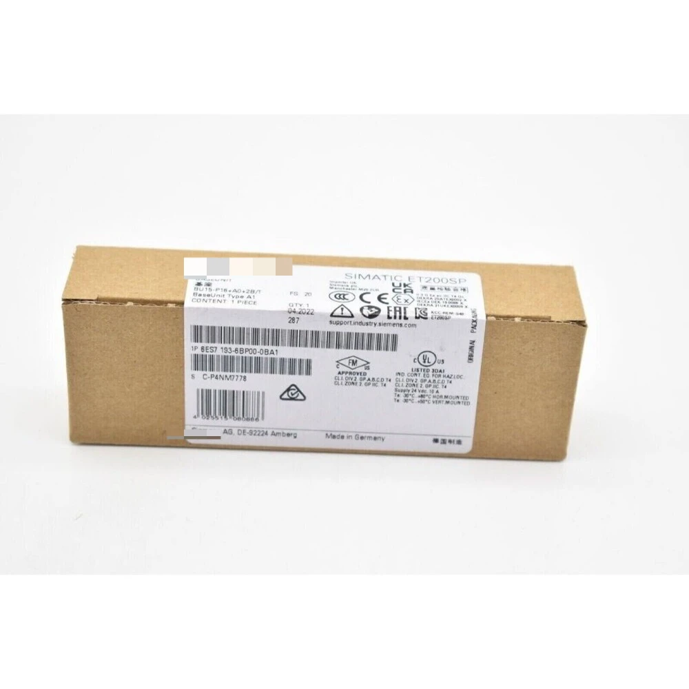 Новый для Siemens 6ES7 193-6BP00-0BA1 6ES7193-6BP00-0BA1 SIMATIC ET 200SP