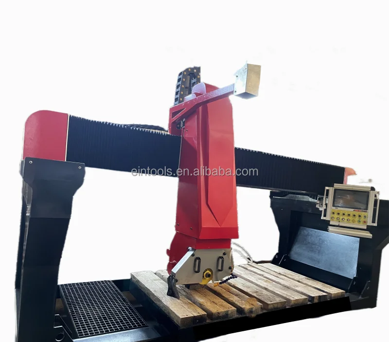 Bridge Saw 5 Axis CNC Marble 3D Stone Carving Stone Cutting Machine