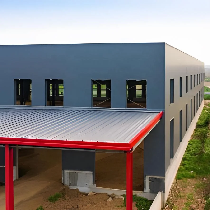 Prefabricated Construction Industrial Metal Materials  Workshop Shed Plant Steel Structure Building Warehouse