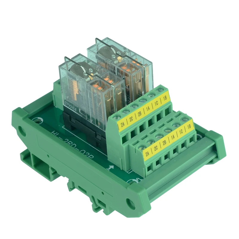 G2R-2 2 канальный релейный модуль 2NO 2NC электронный DPDT реле 24V Силовые транзисторы NPN