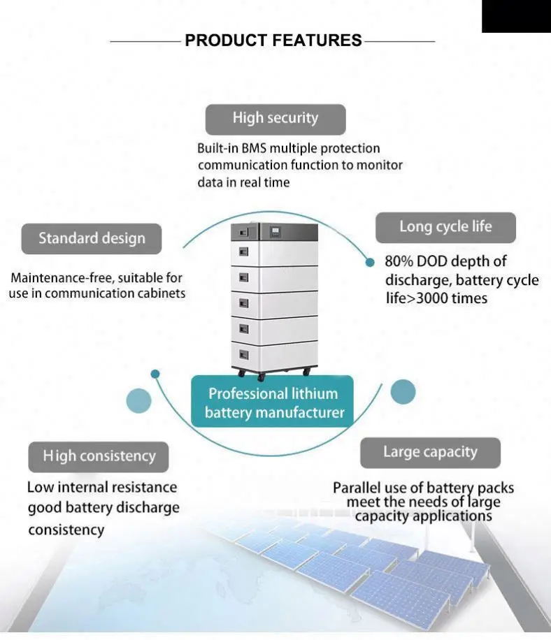 Lifepo4 Lithium battery Wall Mounted 48v 200ah 10kwh Home Power Storage Solar energy system Batteries deep cycle 51.2V100ah 5kwh