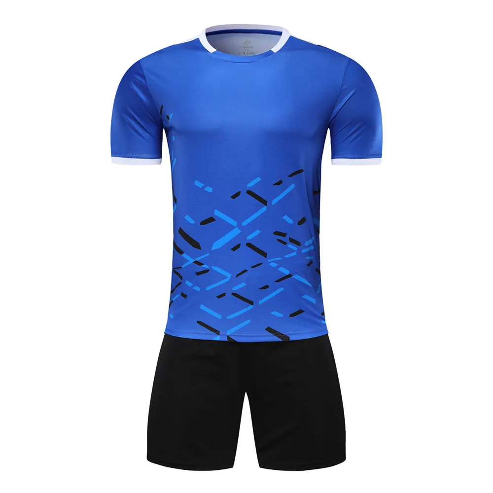 Custom Japan blank Big and Tall Football Shirts Shorts Soccer Jerseys Set online