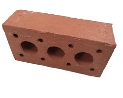 Красные строительные блочные кирпичи для декора наружных стен