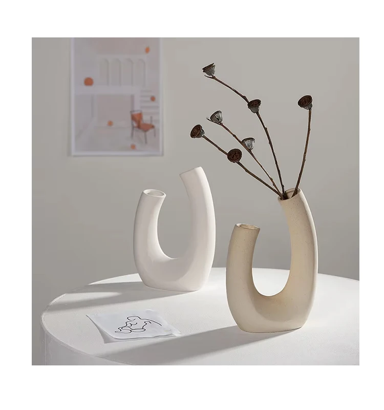Duoyou Wholesale Ceramic Vase Home Office Coffee Shop Decoration Different Design