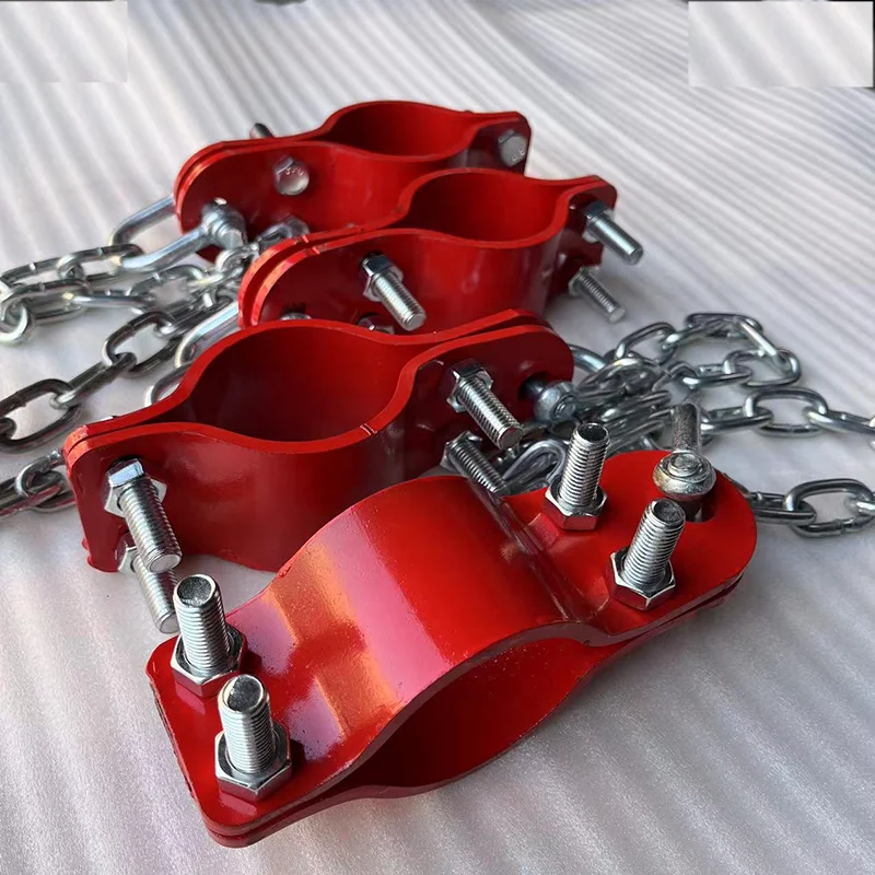 API 16C drilling hose tube safety clamps heavy duty hose clamp hose clip carbon steel clamp chain