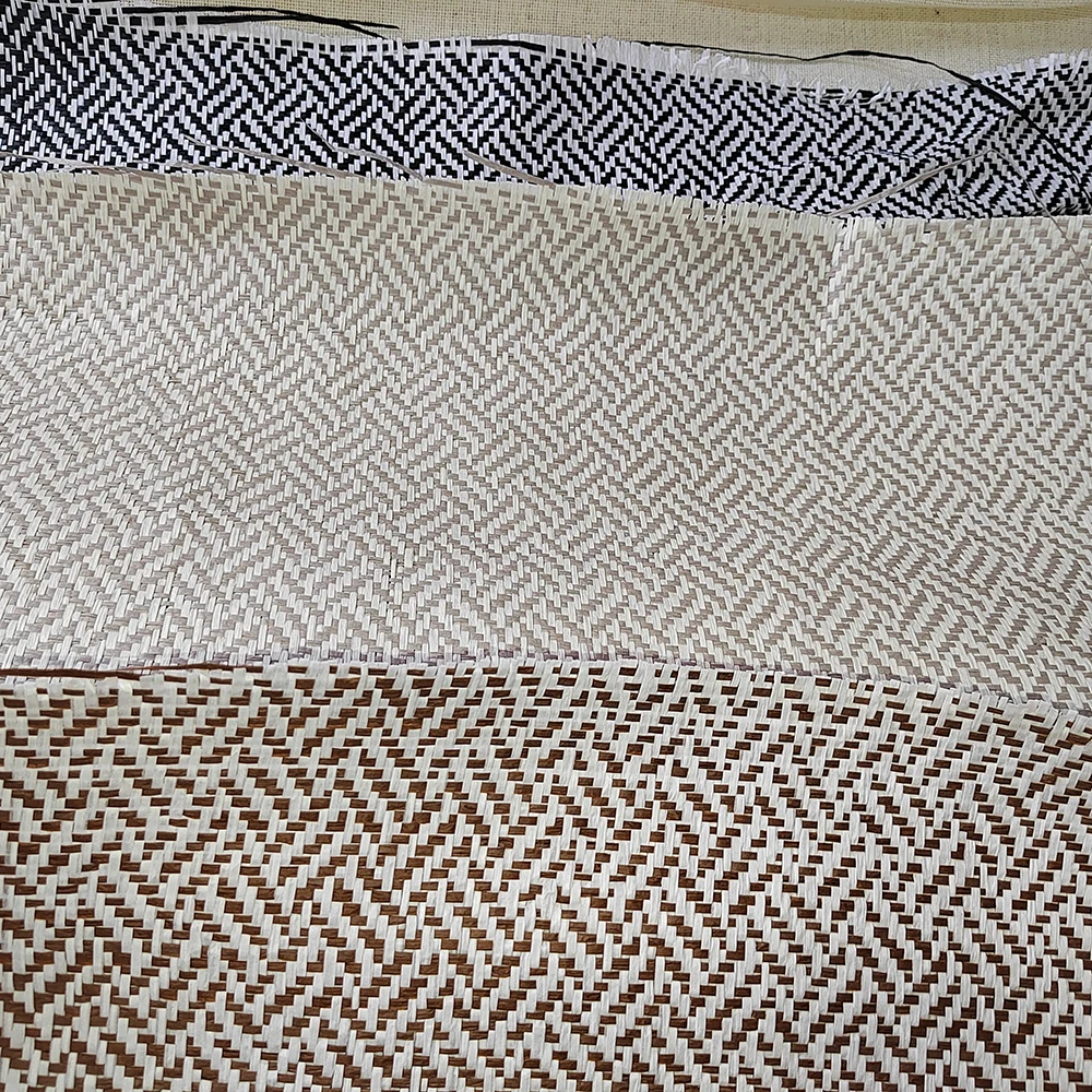 household handwoven bag sewing cloth paper straw table mat sewing placemat curtain bag woven weaving textile fabrics for hat