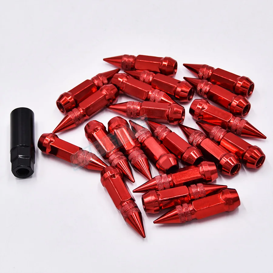 20Pcs Wheel Lug Nuts M12xP1.5/P1.25 size wheel bolt  fit most car