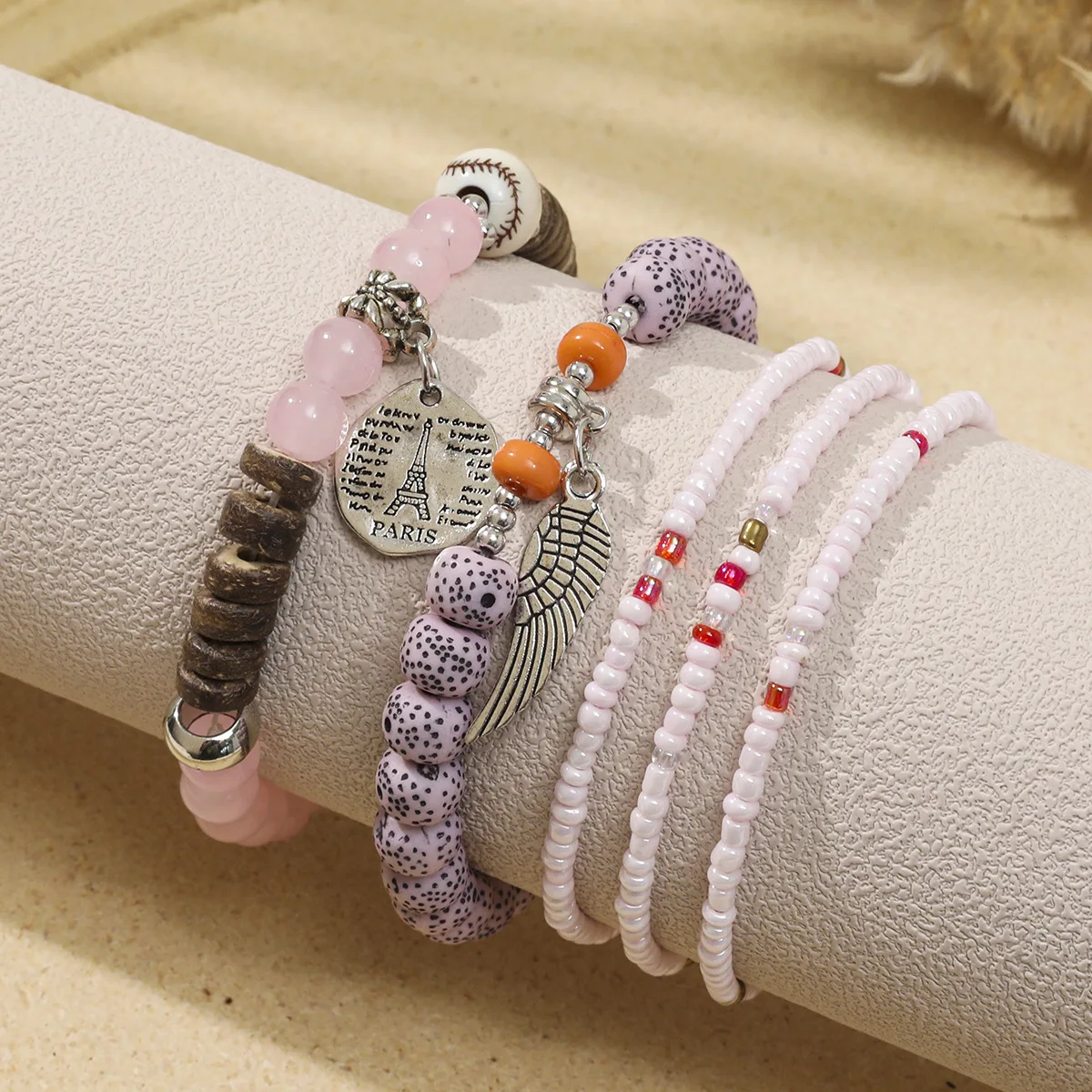 Ethnic Style Personalized Fashion Jewelry Stretch Chain Bracelet Bohemian Bracelet Beaded Bracelets for Women