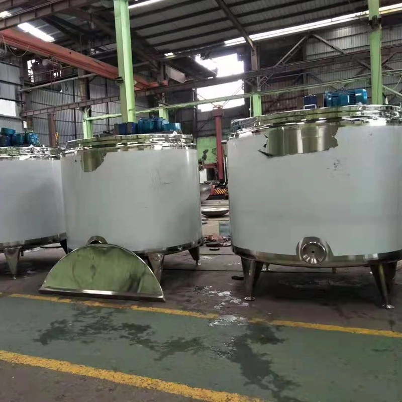 steam jacketed tank stainless steel syrup tank