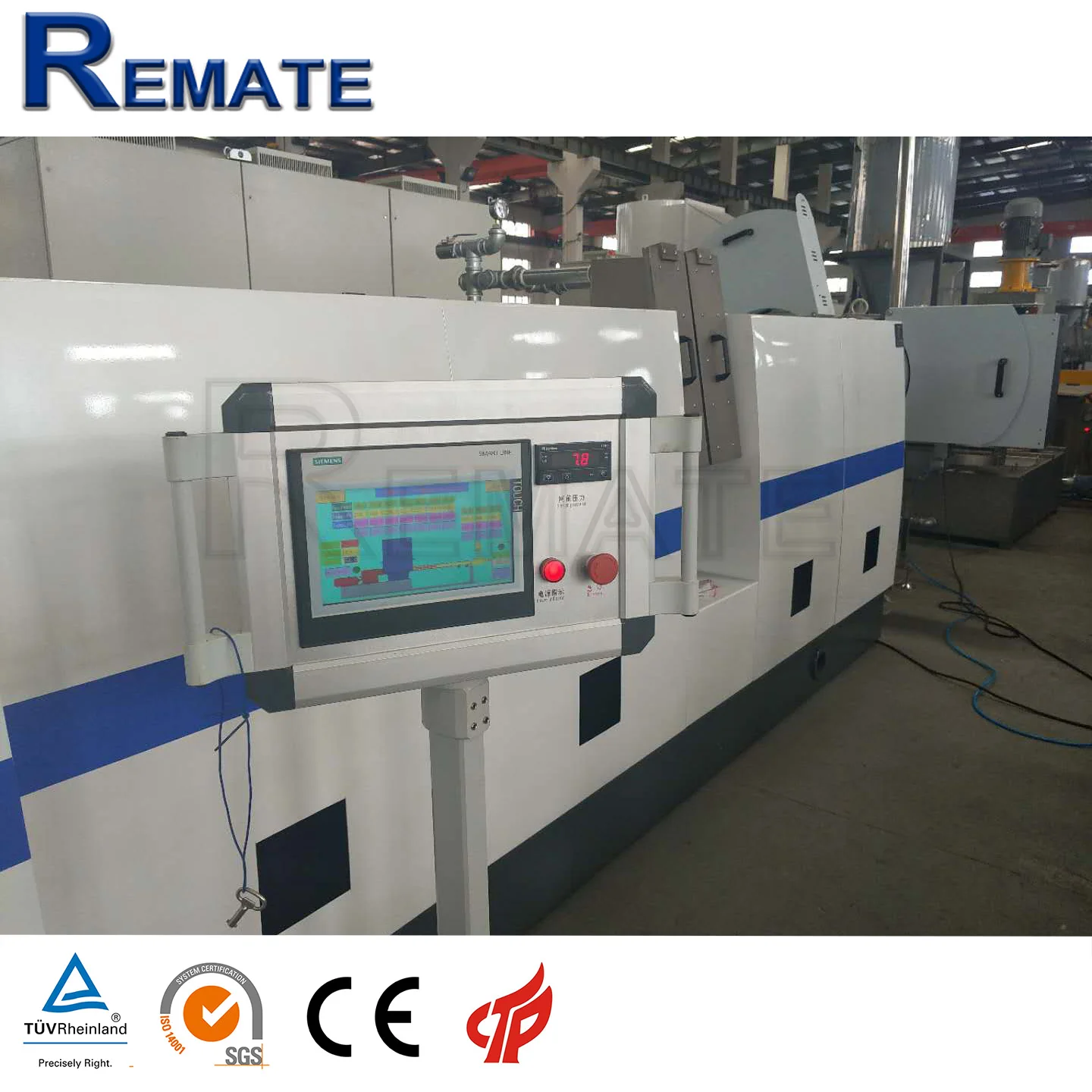 
plastic PP raffia bags granulator machine recycling line 