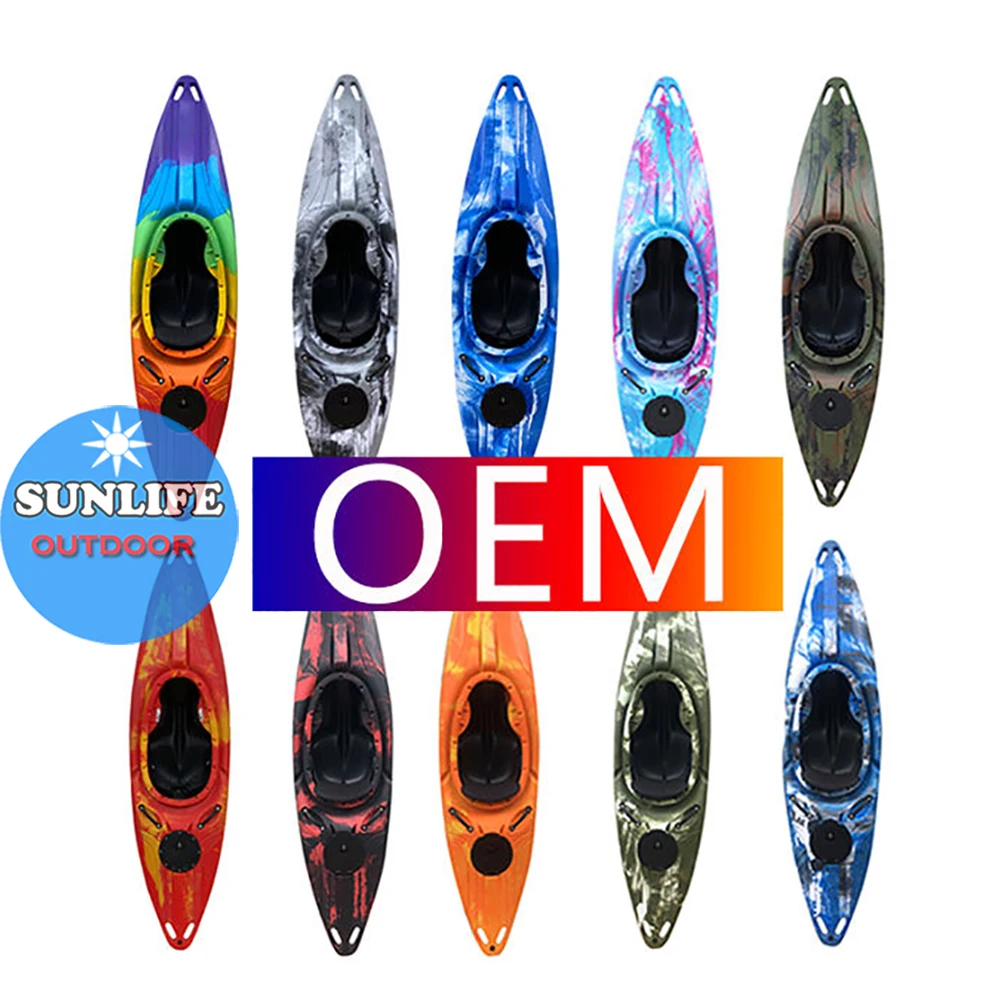 Wholesale High Performance Single Kayak Rowing Boat,44 Pounds Light-Weight Whitewater Kayak / Canoe