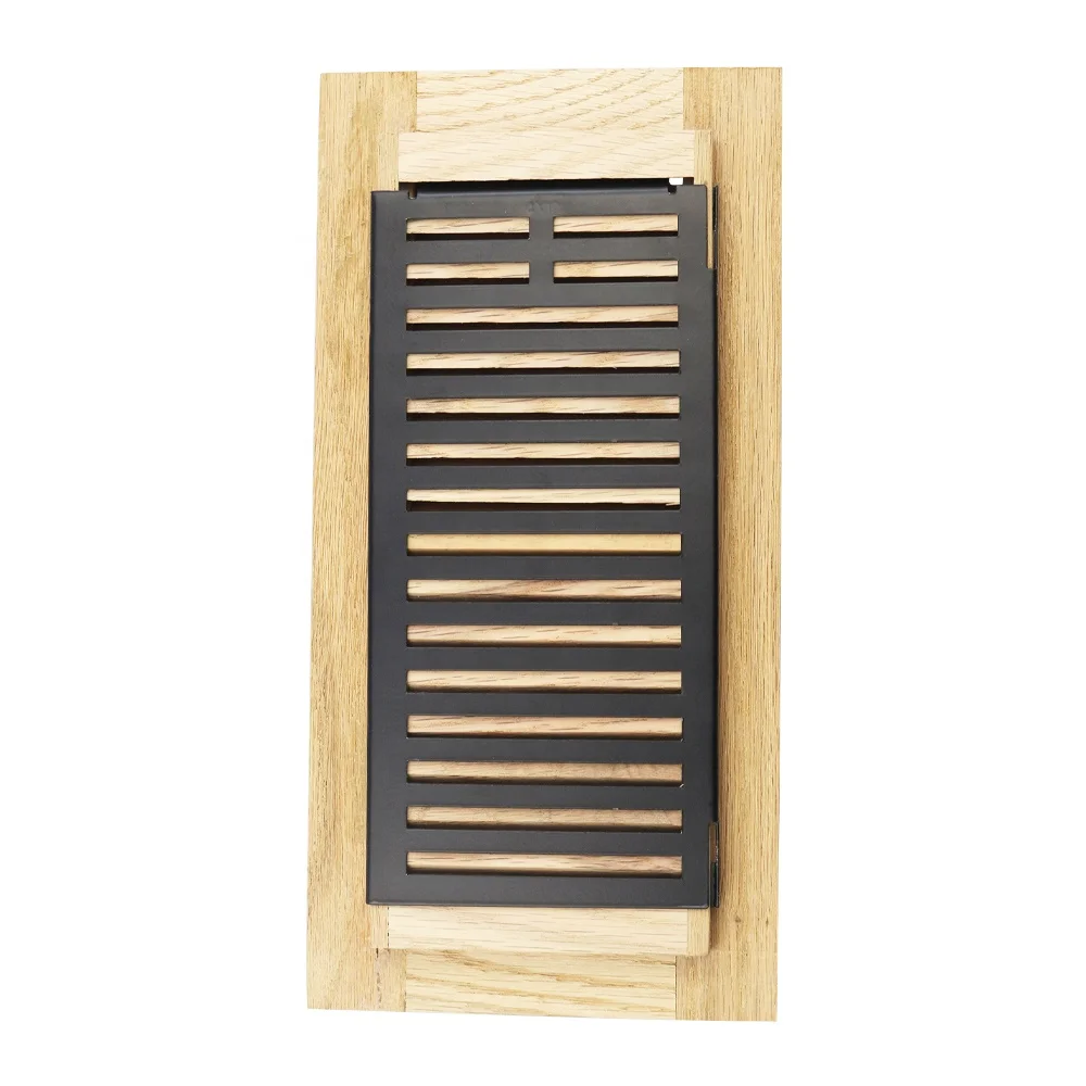 4x10 oak wooden vents/self rimming vents