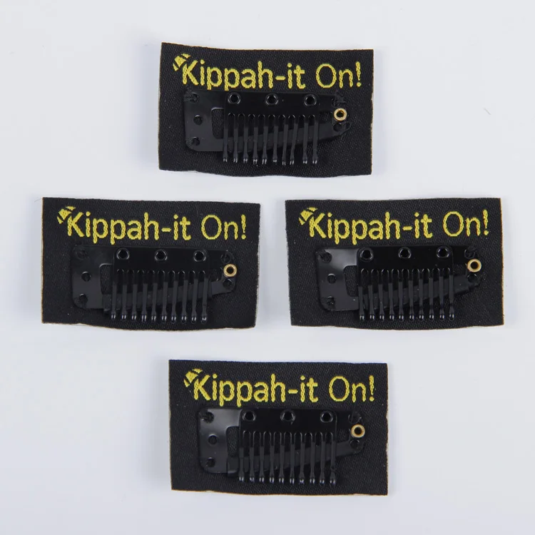 Professional Stainless Steel Wig Clips Toupee Clips Gentlemen Hat Clips With Double Tape