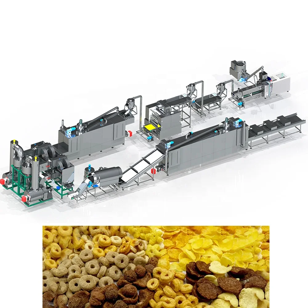 twin screw extruder food jinan korean snacks machine equipment for the production of corn sticks