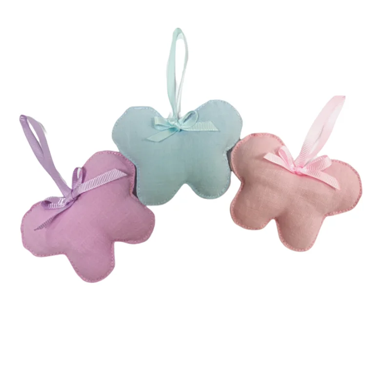 
Custom New Designed Pretty Dubai Aromatic Beads Butterfly Shaped Hanging Aroma Scented Sachets Auto Vehicle Car Air Freshener 