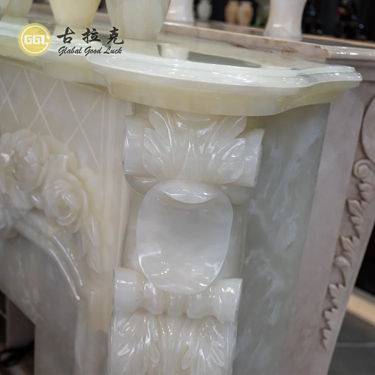 Fireplace TV Stand Luxury Marble Indoor Fireplace Mantel Surround