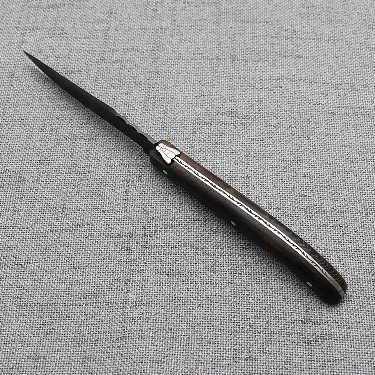 Hot sale france laguiole handle stainless steel 6pcs steak knife set flatware set cutlery set for dinner