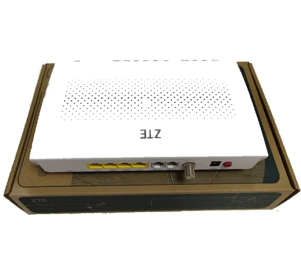 Оригинальный ZTE ZXA10 F625 4GE + 2 кастрюли + CATV ONT zte f625 gpon onu