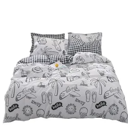 bedspread wholesale african style room designs 3d printed king size kids bed sheet set with quilt cover and fitted linen