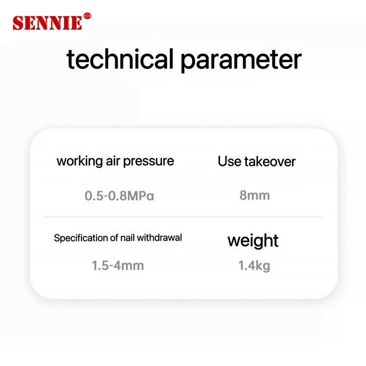 cash commodity S-BD70 Industrial Grade Pneumatic Nail Extractor SENNIE Stapler nail remover Nail Puller Gun