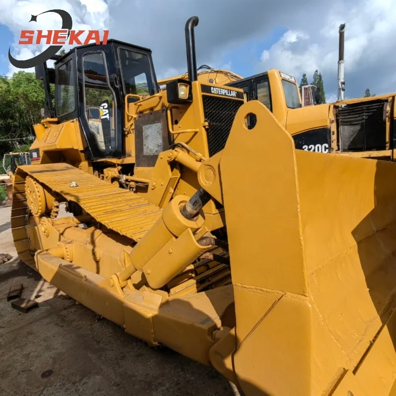 Used Construction  Machinery  Caterpillar Crawler Cat D5H Bulldozer 19 Ton 96 Kw  In Shanghai For Sale