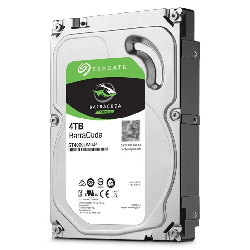 Внутренний жесткий диск siagate BarraCuda, 1 ТБ, 2 ТБ, 4 ТБ, 6 Тб, 8 ТБ, 3,5 дюймов, SATA, 6 Гб/с