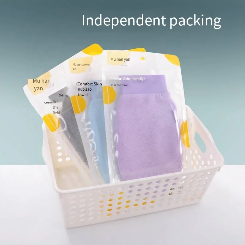 1Pc Hot Exfoliating Mitt Kessa Scrub Glove Preparation Durable Shower Scrub Gloves Body Facial Tan Massage Mitt