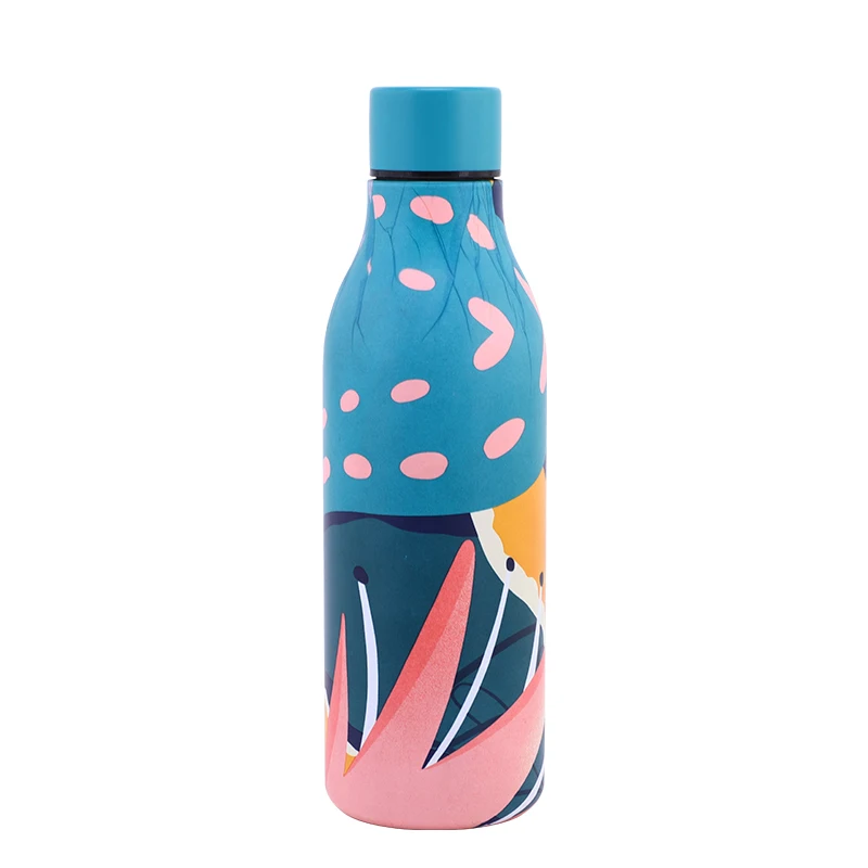 BIO CROiRE Custom Logo New Design Sports Cola Shape Flask Double Wall Insulated Stainless Steel Water Bottle Price