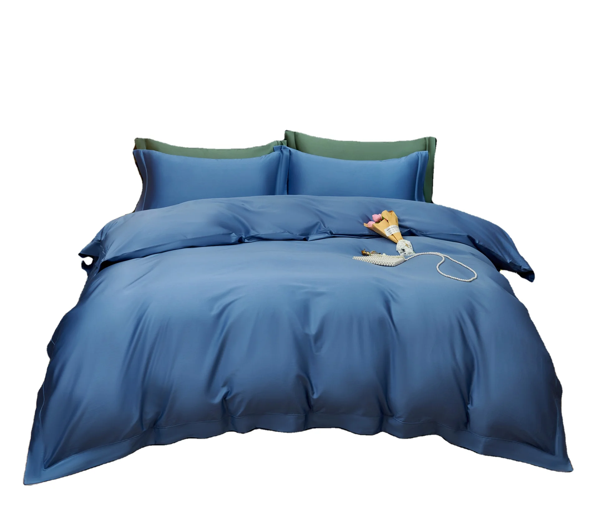 Wholesale Silk Soft 300TC Natural Bamboo Top Quality Bedroom Sheet Sets